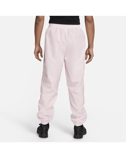 Nike Pink Air Woven Trousers for men