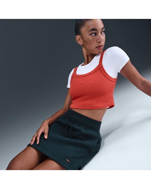 Nike Blue Sportswear Phoenix Fleece Skirt