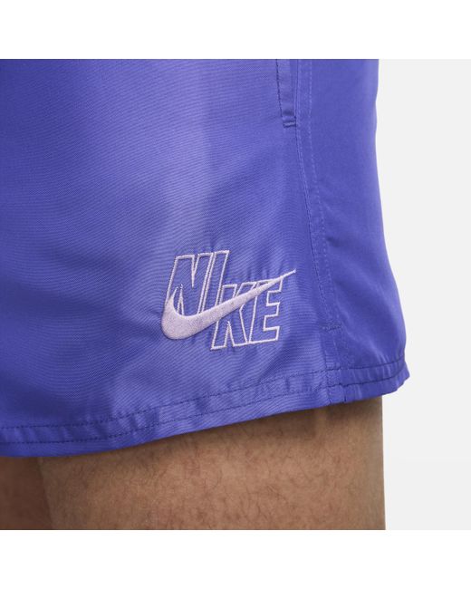 Nike Blue Swim Essential 3" Volley Shorts for men