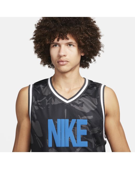 Nike Blue Dna Dri-fit Basketball Jersey for men