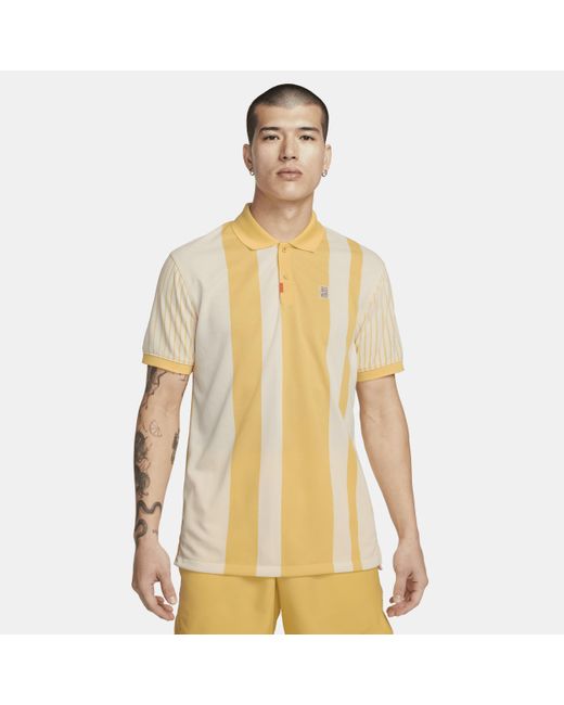 Nike Yellow The Polo Dri-fit Polo Polyester for men