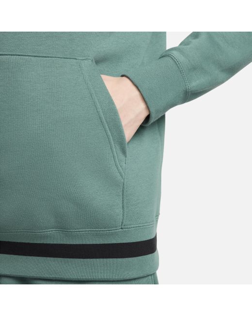 Nike Green Air Fleece Pullover Hoodie Cotton for men