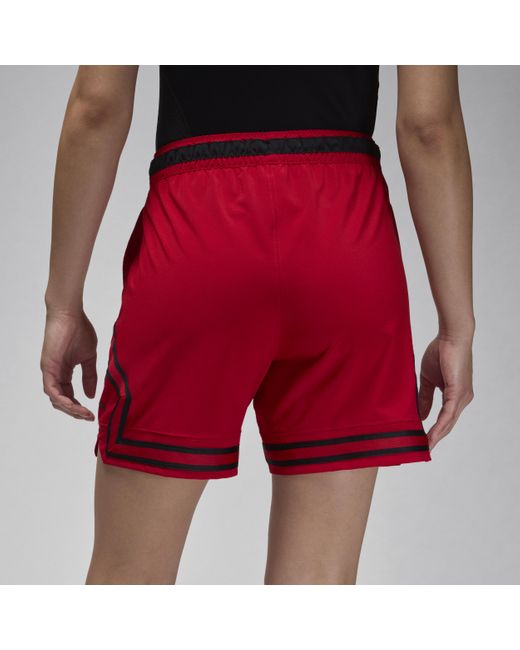 Shorts diamond in tessuto dri-fit jordan sport di Nike in Red da Uomo