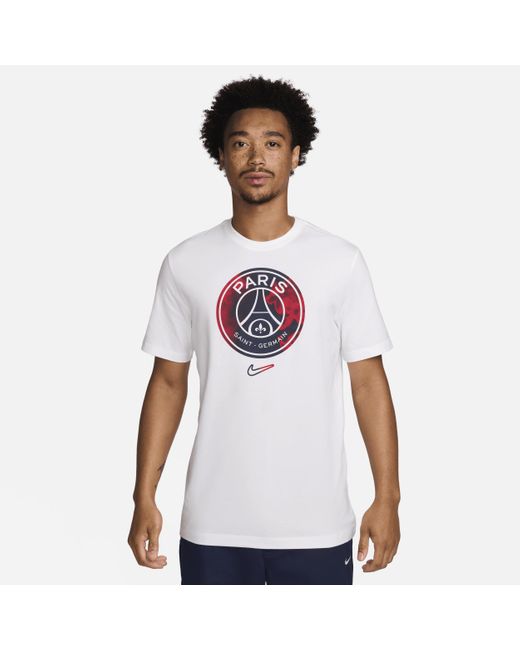 Nike White Paris Saint-germain Football T-shirt for men