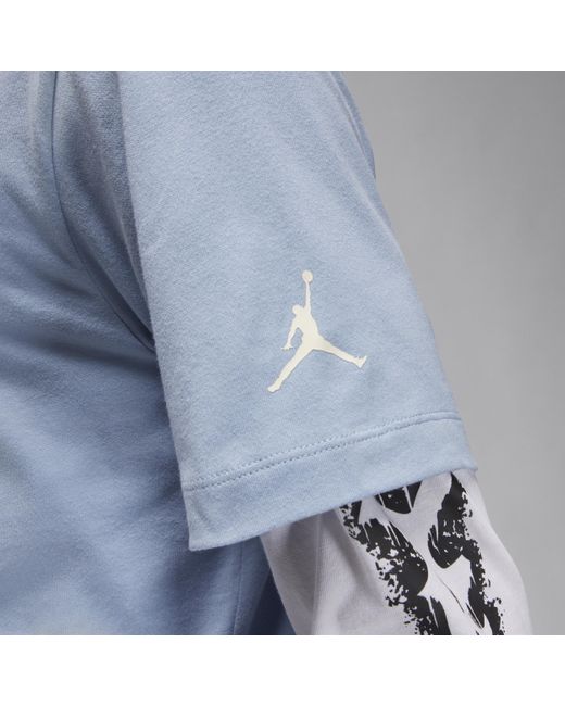 T-shirt jordan flight mvp di Nike in Blue da Uomo