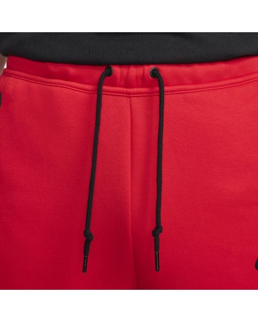 Tech Fleece di Nike in Red da Uomo