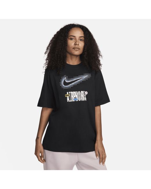 Nike Black Sportswear Graphic T-shirt Cotton