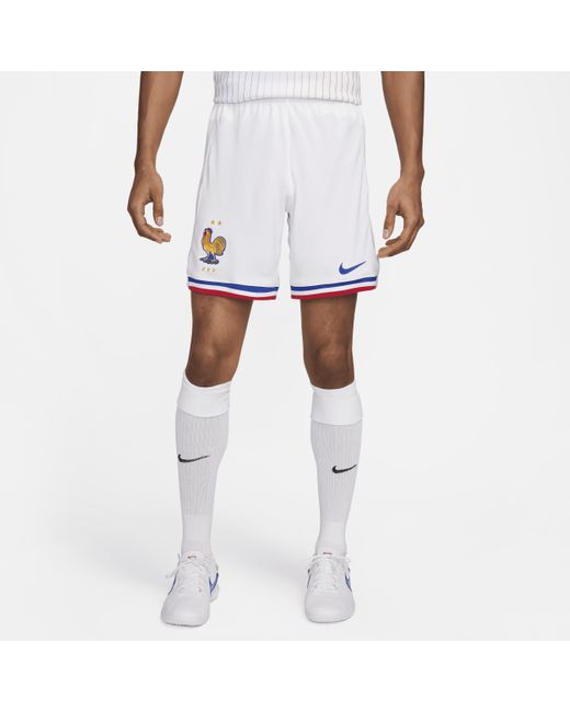 Nike White Fff 2024 Stadium Home Dri-fit Football Replica Shorts 50% Recycled Polyester for men