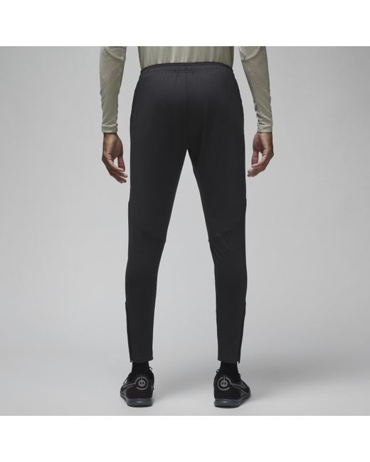 Nike Black Paris Saint-germain Strike Third Jordan Dri-fit Football Knit Pants 50% Recycled Polyester for men