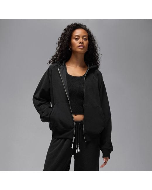 Nike Black Flight Fleece Full-Zip Hoodie