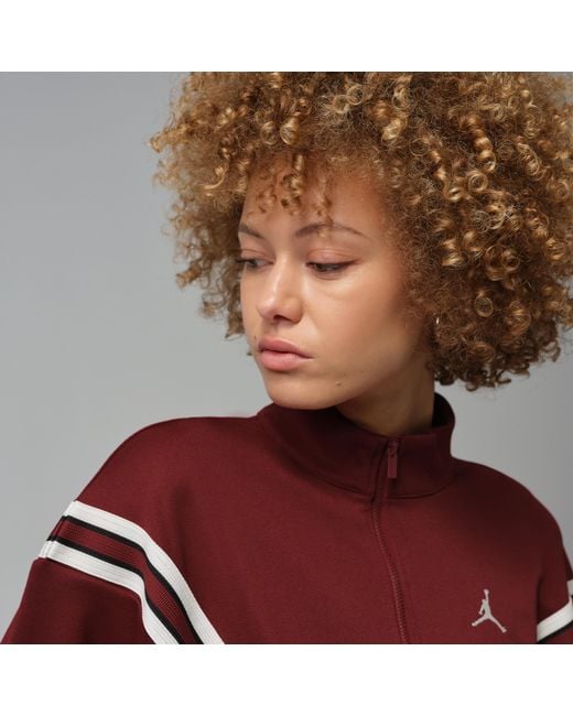 Nike Red Brooklyn Full-Zip Track Jacket