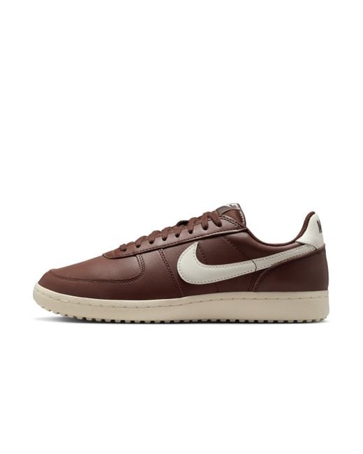 Nike Brown Field General Leather Shoes for men