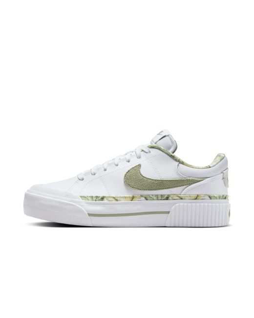 Nike White Court Legacy Lift Shoes