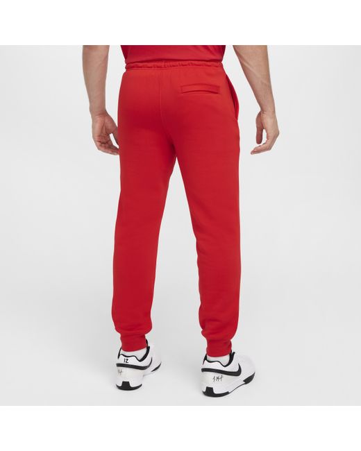 Nike Ja Fleece Basketball Jogger Trousers in Red for Men Lyst UK
