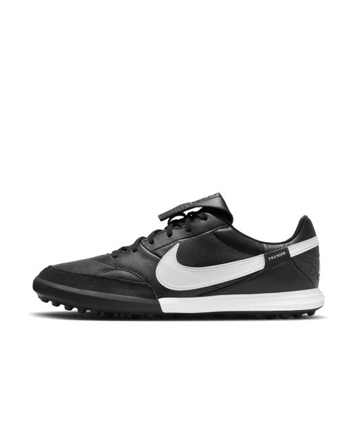 Nike Black Premier 3 Tf Low-top Football Shoes Leather