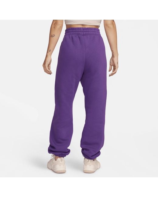 Nike Sportswear joggingbroek Van Fleece in het Purple