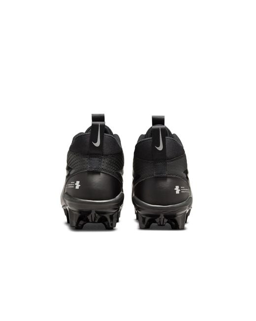 Nike Black Alpha Menace 4 Varsity Football Cleats for men