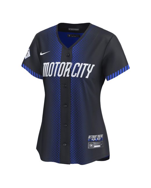 Nike Blue Detroit Tigers City Connect Dri-fit Adv Mlb Limited Jersey