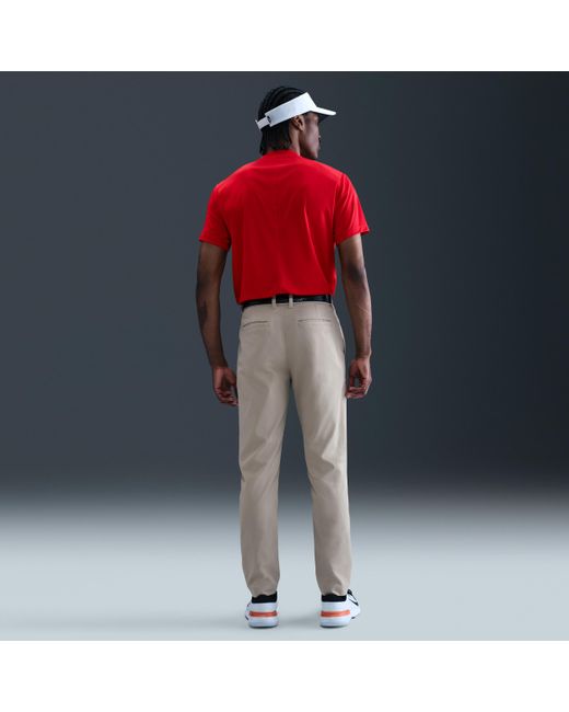 Nike Red Dri-Fit Victory Golf Polo for men
