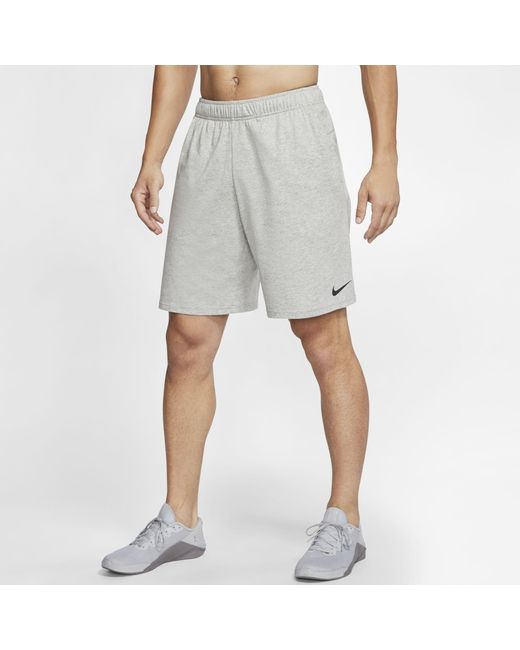 Nike Dri-fit Cotton Shorts in Grey 