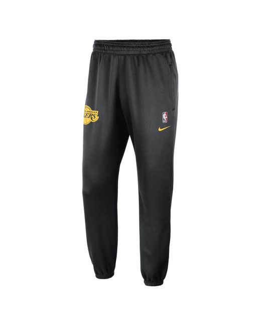 Nike Gray Los Angeles Lakers Spotlight Dri-fit Nba Trousers Polyester for men