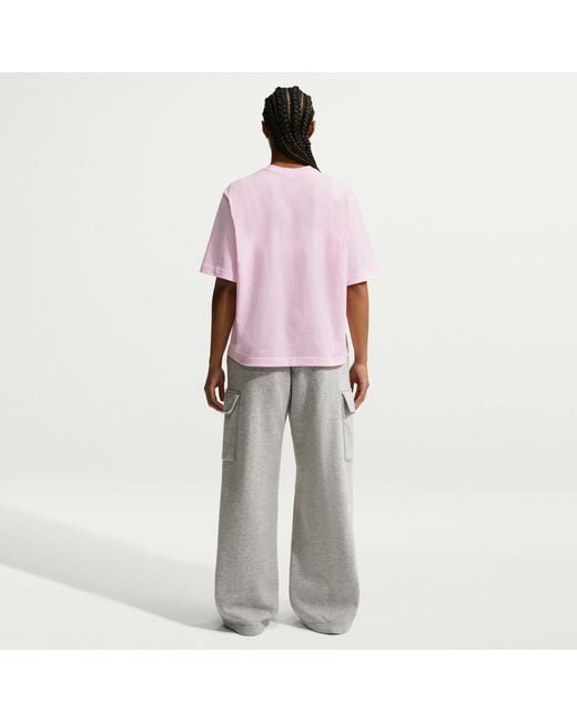 Nike Pink Cheer Boxy T-Shirt