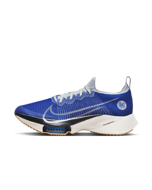 Nike Air Zoom Tempo Next% Flyknit Road Running Shoes in Blue for Men | Lyst