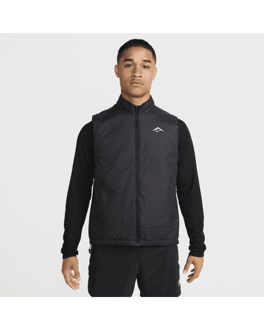 Nike Black Trail Primaloft Therma-Fit Running Gilet for men