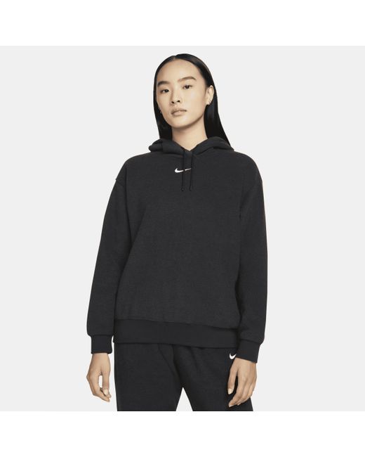 Nike Sportswear Essentials Plush Hoodie In Black, | Lyst