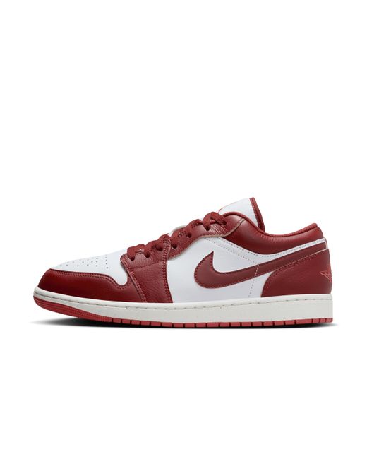 Nike Red Air Jordan 1 Low Se Shoes Leather for men