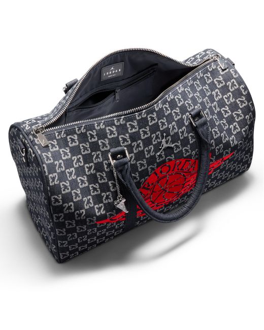 Nike Red Monogram Duffel (25L) for men
