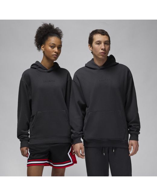 Nike Black Air Wordmark Fleece Hoodie for men