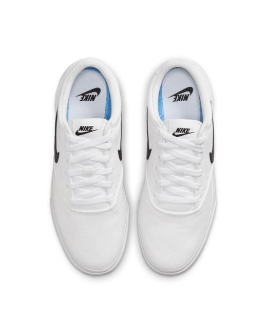 Nike White Charge Canvas Shoes