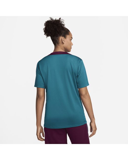 Nike Blue Paris Saint-germain Strike Dri-fit Football Short-sleeve Knit Top 50% Recycled Polyester for men