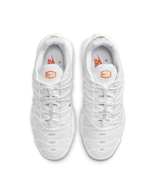 Nike White Air Max Plus Utility Shoes for men