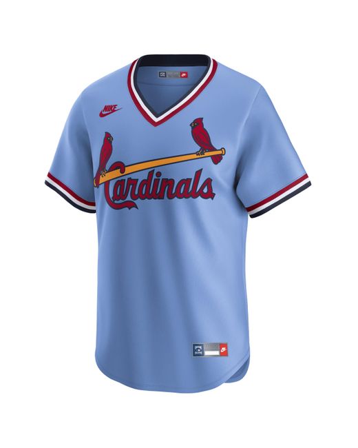 Nike Blue Ozzie Smith St. Louis Cardinals Cooperstown Dri-fit Adv Mlb Limited Jersey for men