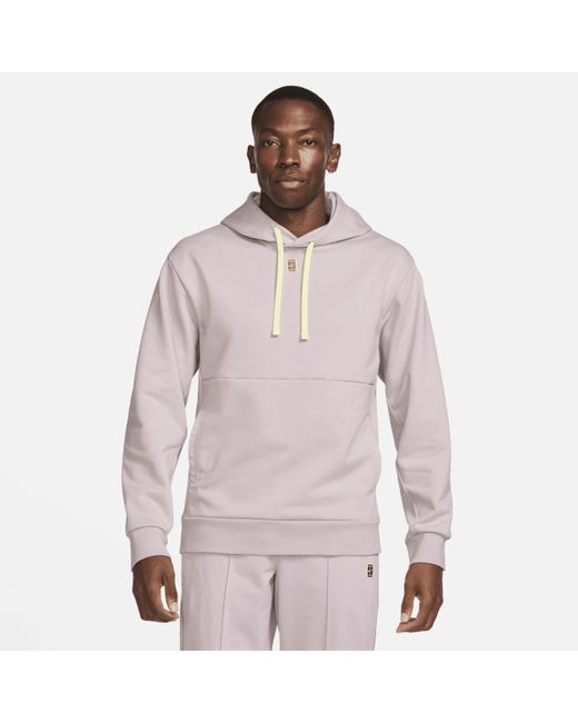 Nike Purple Court Fleece Tennis Hoodie for men