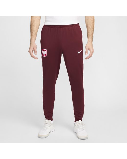 Pantaloni Da Calcio Dri-Fit Polonia Strike – Uomo di Nike in Red da Uomo
