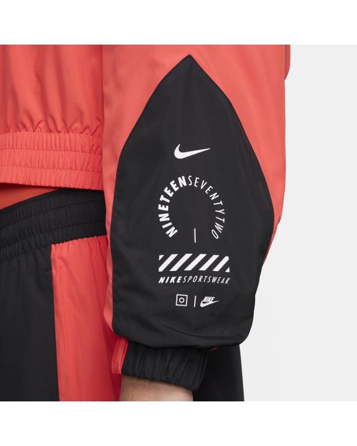 Nike Red Sportswear Woven Jacket