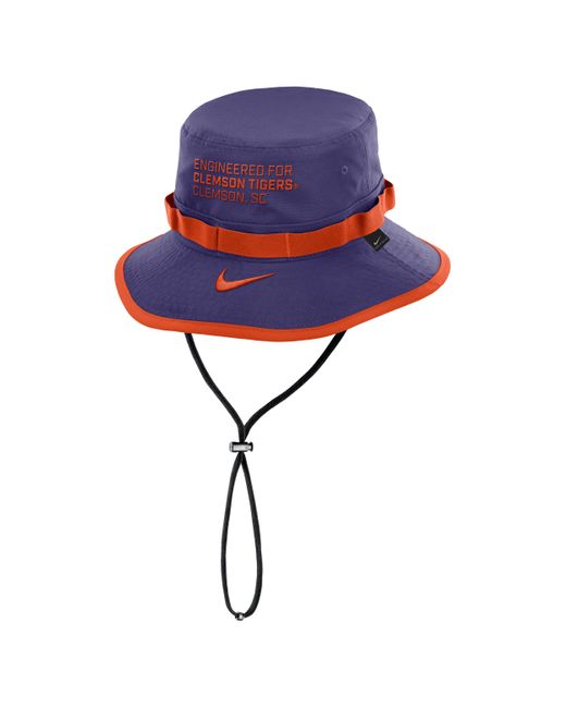 Nike Blue Clemson Sideline Apex Gameday Boonie Dri-Fit College Bucket Hat for men