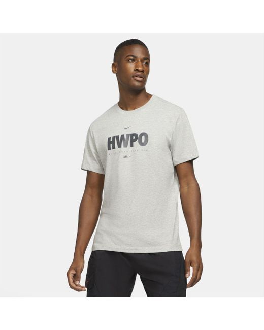 hwpo nike shirt grey