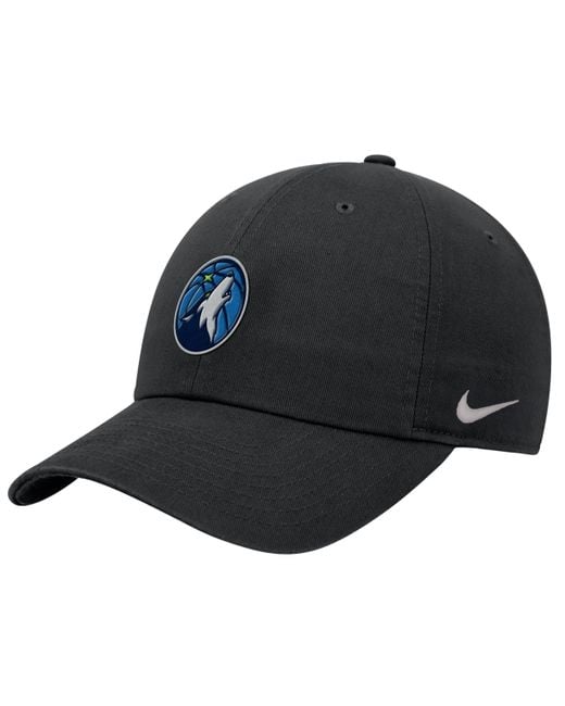 Nike Black Minnesota Timberwolves Nba Cap