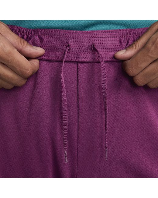 Nike Purple Paris Saint-germain Strike Jordan Dri-fit Football Knit Shorts