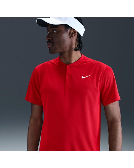 Nike Red Dri-Fit Victory Golf Polo for men