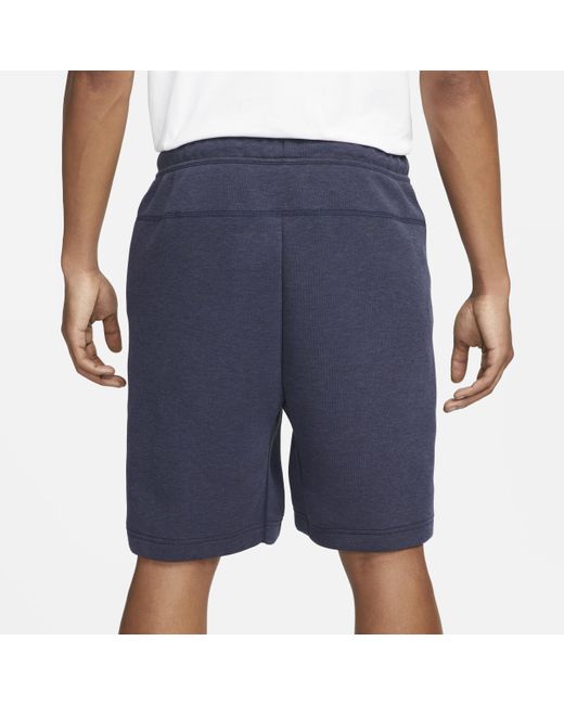 Nike Sportswear Tech Fleece Shorts in het Blue voor heren
