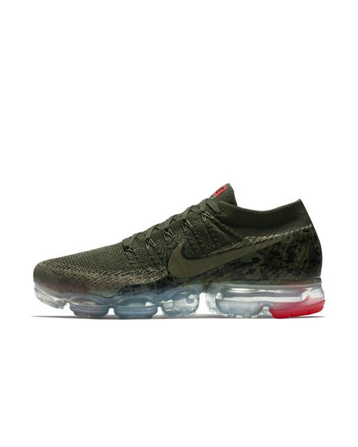 Nike Air Vapormax Flyknit Camo Men's Running Shoe in Green for Men | Lyst