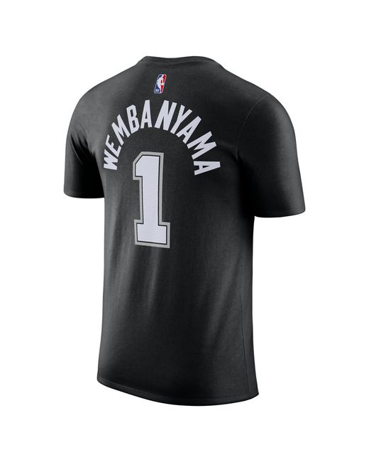 Nike Black San Antonio Spurs Essentials City Edition Nba T-Shirt for men