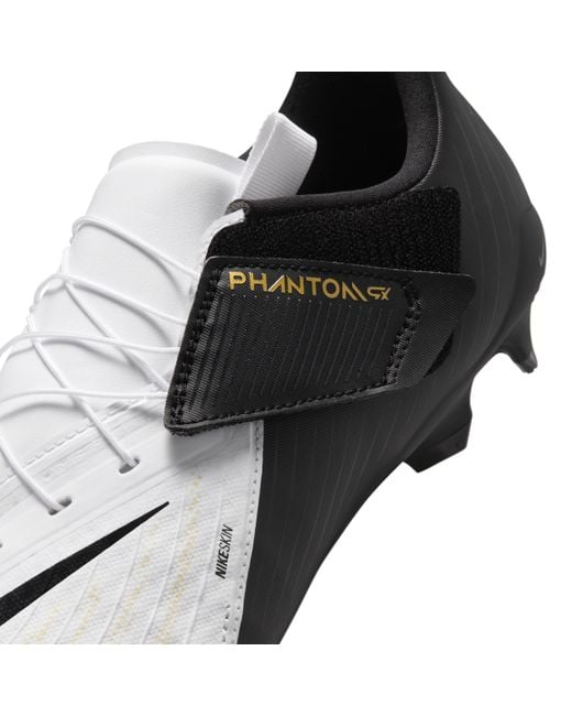 Nike Black Phantom Gx 2 Academy Easyon Mg Low-top Soccer Cleats for men