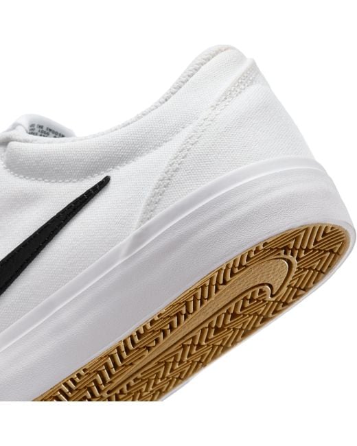 Nike White Charge Canvas Shoes