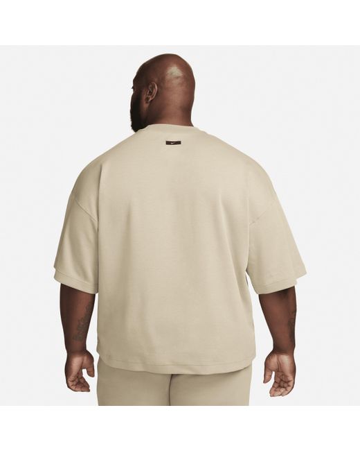 Nike Natural Sportswear Tech Fleece Reimagined Oversized Short-sleeve Sweatshirt for men